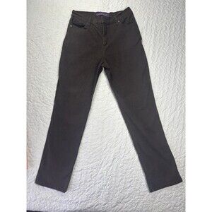 Gloria Vanderbilt Brown Straight Leg Denim Amanda Jeans Women’s size 6